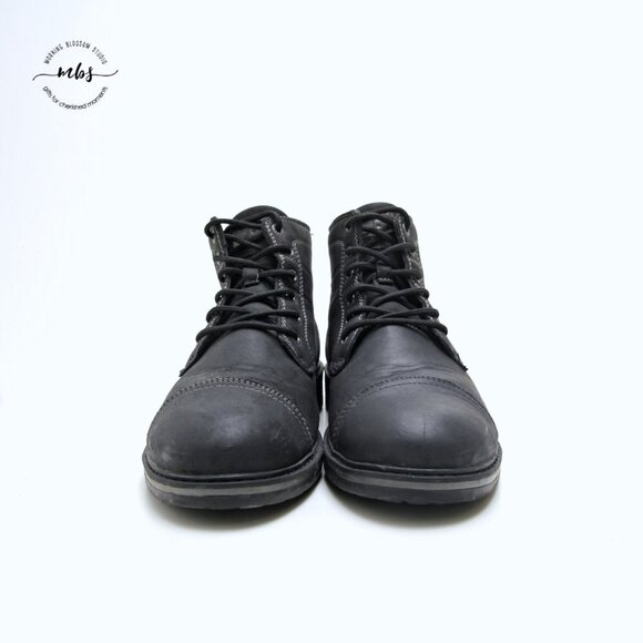 Joe’s Jeans Pop n Cap High Top Boots in Black Men Size 9.5 - Picture 3 of 14